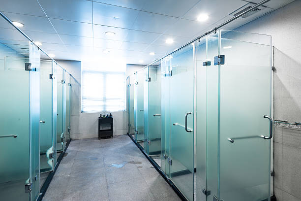 Shower Screen Installed on Gym & Fitness Centers