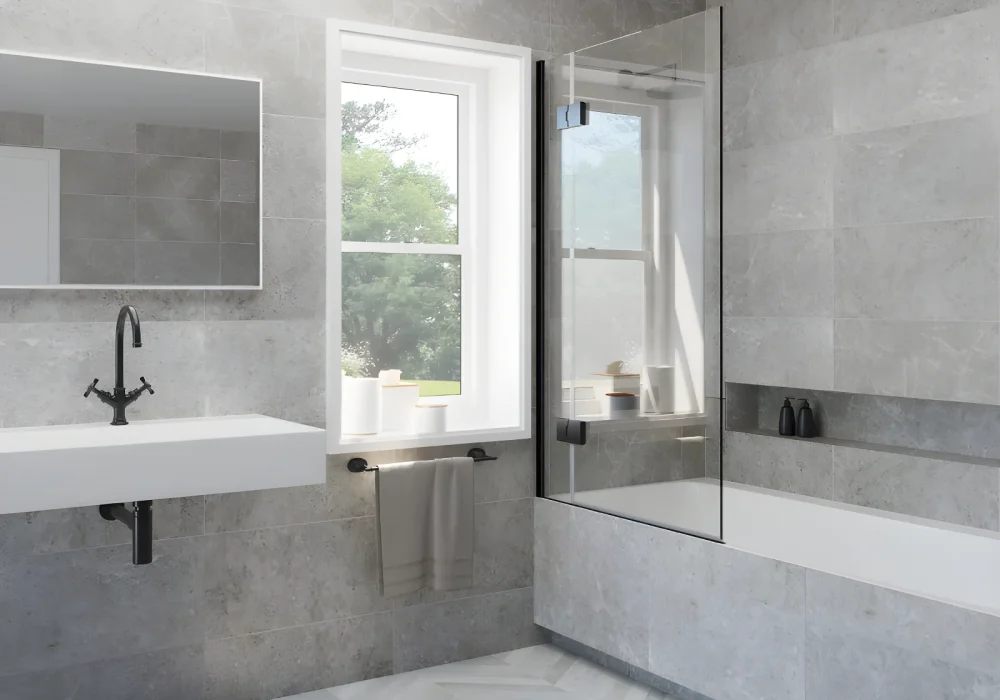 Bath Shower Screen Installation